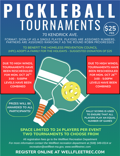 Pickleball Schdeule